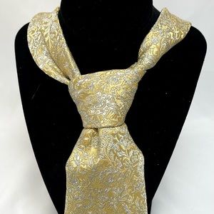 Gold/Yellow Thomas Pink Silk Tie